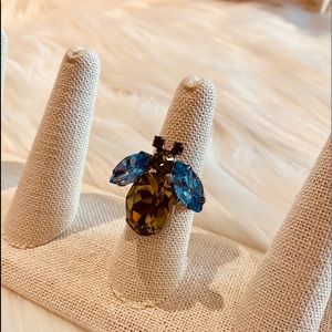 Coach Michelle Trachtenberg Poppy Bee Ring RARE